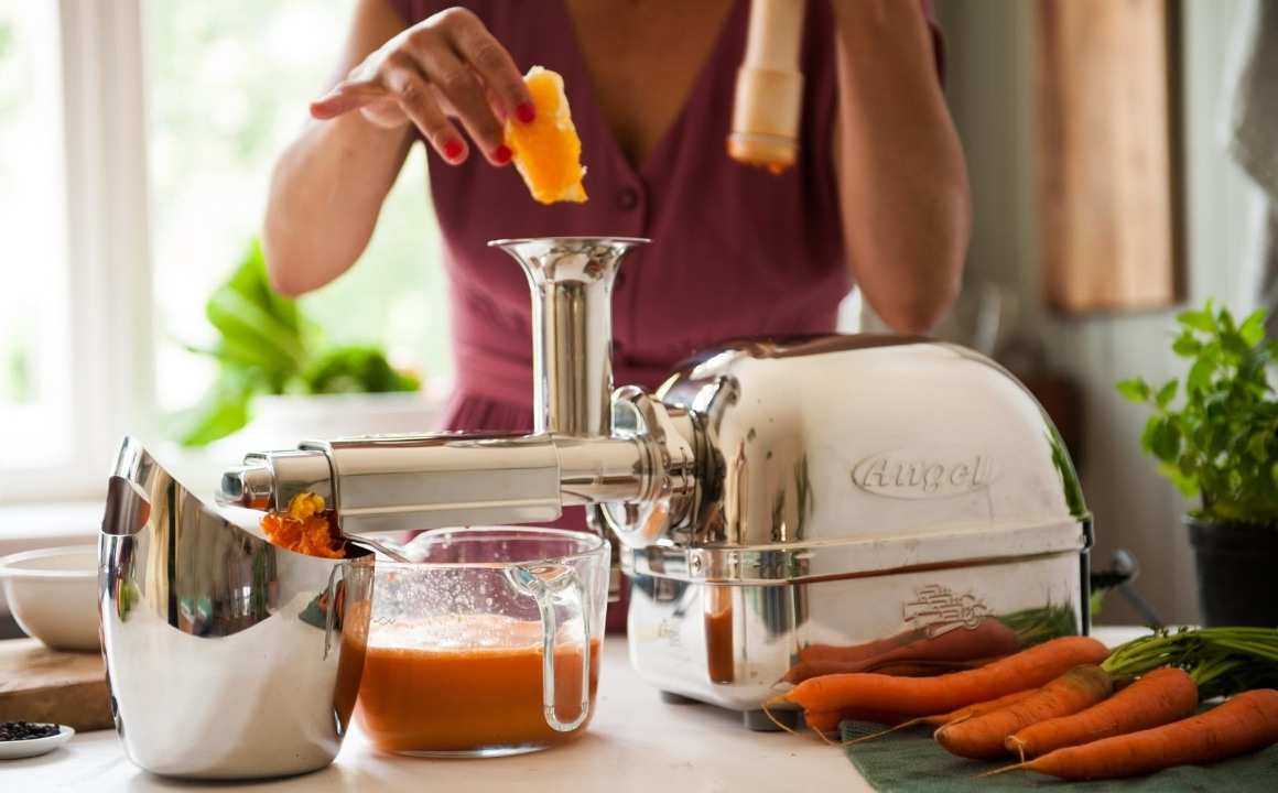 Der Angel Juicer 8500 S ist der beste Horizontal-Entsafter