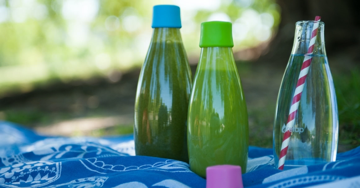 Retap Flasche: Glas To-Go Retap Flasche: Glas To-Go