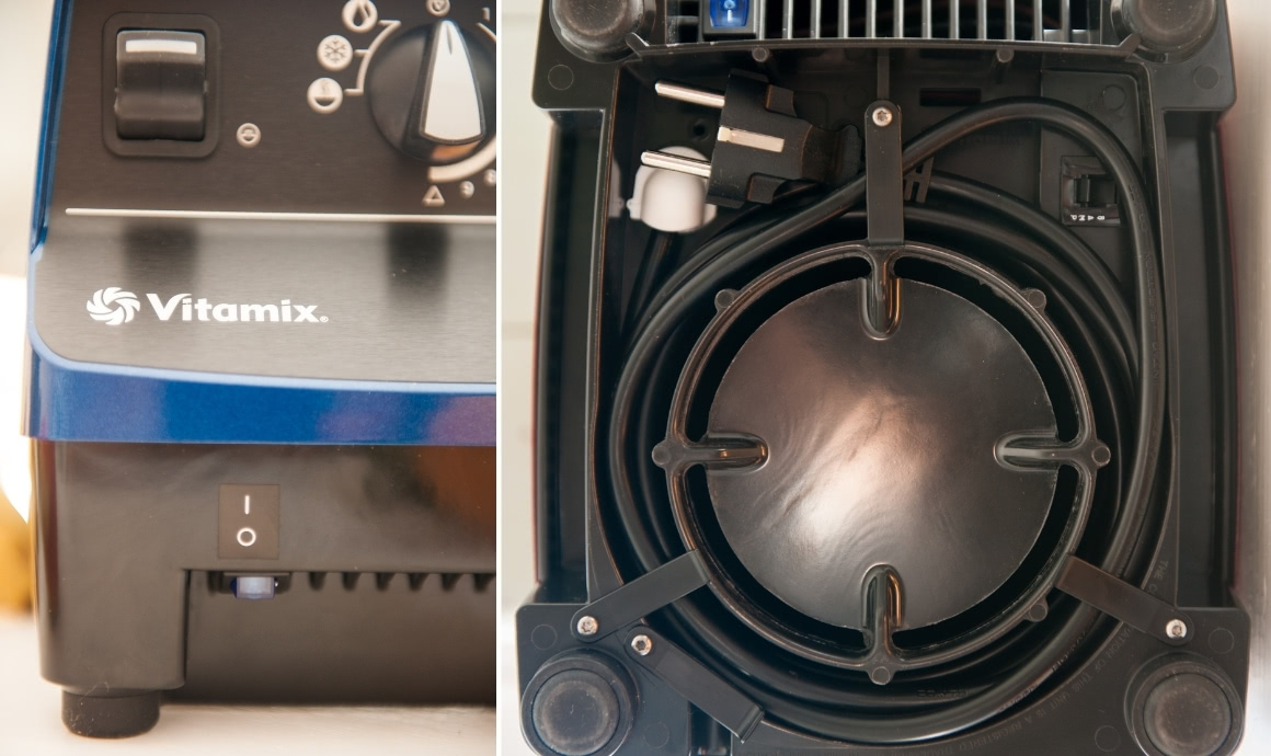 Vitamix Pro 500 Kabelaufwicklung und An-Aus-Schalter Vitamix Pro 500 Kabelaufwicklung und An-Aus-Schalter